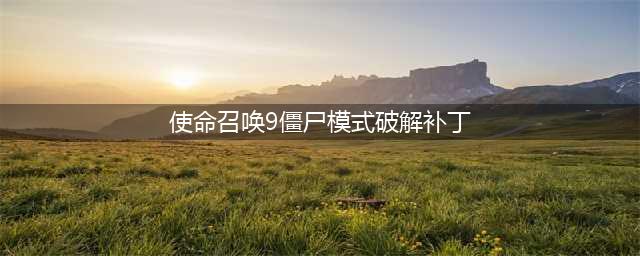 《使命召唤9》僵尸模式怎么进不去 僵尸模式无法进入解决方法(使命召唤9僵尸模式破解补丁)