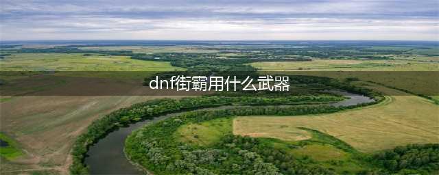 DNF110级机械战神男街霸毕业装备推荐(dnf街霸用什么武器)