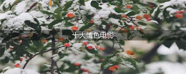 十大法国情色电影！活色生香大尺度有深度贼过瘾(十大情色电影)