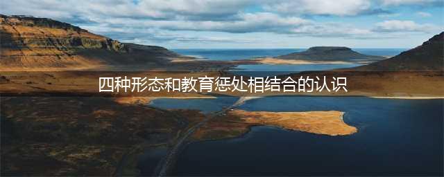 用好"四种形态"这个全面从严治党的政策策略(四种形态和教育惩处相结合的认识)