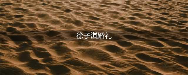 7亿世纪婚礼，3.7亿私人飞机度蜜月，嫁入豪门15年的徐子淇还好吗(徐子淇婚礼)