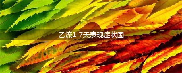 乙流1-7天表现症状图(乙流1-7天表现症状图)