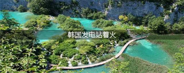 韩国一发电站机器着火 工作人员撤离伤亡尚不明(韩国发电站着火)