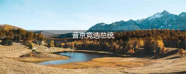 普京四度竞选总统，有谁还记得苏联的第一位总统？(普京竞选总统)
