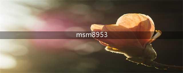 骁龙625（MSM8953）处理器详解(msm8953)