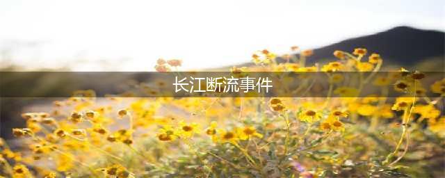 揭秘！长江曾经发生的神秘"断流"事件(长江断流事件)