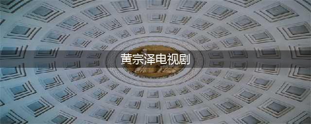 10部黄宗泽主演的电视剧 看过8部以上是真爱(黄宗泽电视剧)