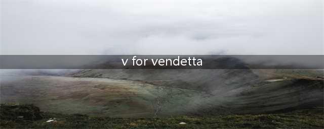 V字仇杀队：面具之下不止是血肉之躯，而是一种思想(v for vendetta)