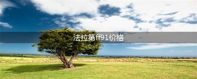 法拉第未来公布FF 91最新售价，220万元新车抢先上市(法拉第ff91价格)
