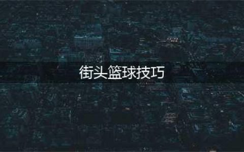 街头篮球攻略技巧 十个实战技巧心得分享(街头篮球技巧)