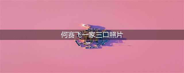54岁何赛飞全家近照，夫妻恩爱，儿子随她姓！却因一事遗憾至今(何赛飞一家三口照片)