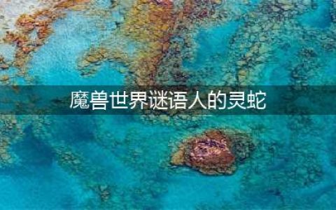 《魔兽世界》谜语人的灵蛇怎么获得 谜语人的灵蛇获取攻略