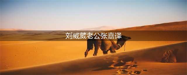 曾与孙红雷相恋，后与张嘉译结婚，42岁再嫁给富商美如少女！(刘威葳老公张嘉译)