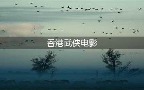 20部经典香港武侠片 武侠电影中的佼佼者(香港武侠电影)