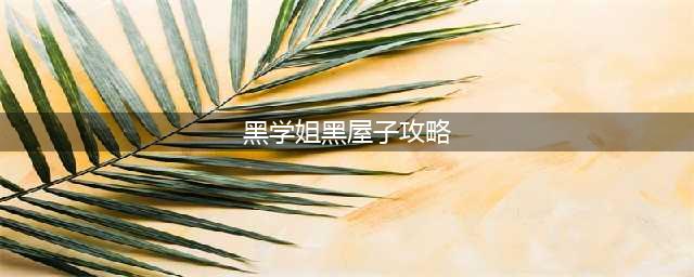 《黑学姐和黑屋子的黑暗不在迷茫》游戏介绍 恐怖剧情游戏(黑学姐黑屋子攻略)