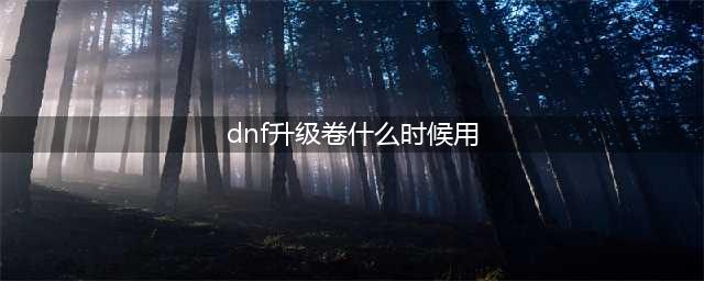 《dnf》玲珑徽章升级卷怎么用 玲珑徽章升级卷使用方法(dnf升级卷什么时候用)