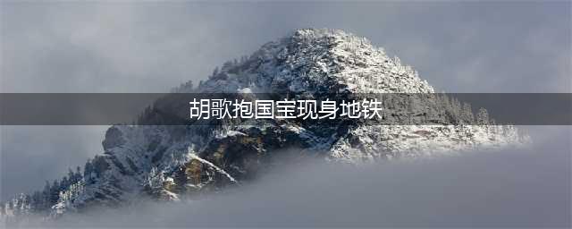胡歌抱国宝现身地铁，走路踉跄靠墙而站引担忧，无人让座显冷漠(胡歌抱国宝现身地铁)