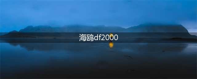 国产相机的黄昏之作：海鸥 DF2000A(海鸥df2000)
