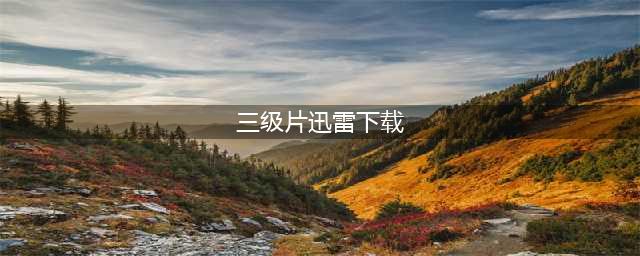 三级动漫动画迅雷bt资源大揭秘(三级片迅雷下载)