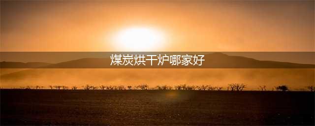河南煤泥烘干机厂家哪个好(煤炭烘干炉哪家好)