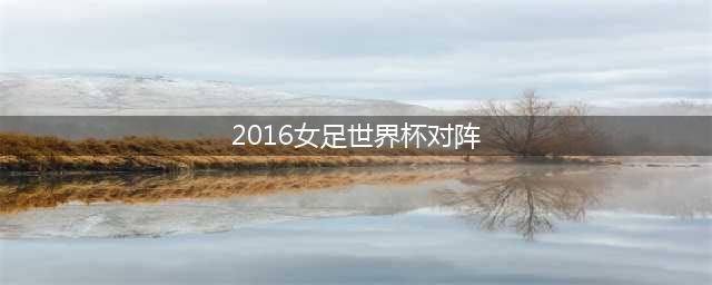 女足世界杯16强分析：4队强势晋级，南美独苗捍卫荣誉，3队被看衰(2016女足世界杯对阵)