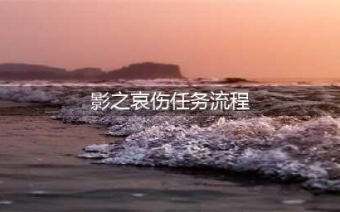 《魔兽世界》影之哀伤攻略 任务流程分享(影之哀伤任务流程)