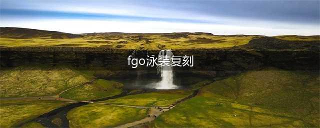 FGO泳装复刻商店兑换推荐 商店兑换什么比较好(fgo泳装复刻)