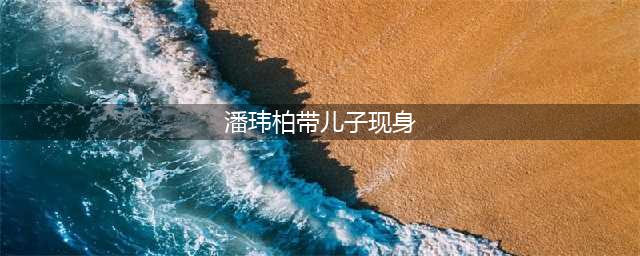 潘玮柏带儿子现身 真相：只是参加真人秀(潘玮柏带儿子现身)