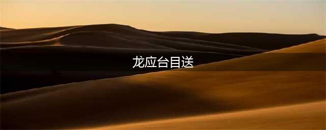 龙应台：目送（感人经典）(龙应台目送)