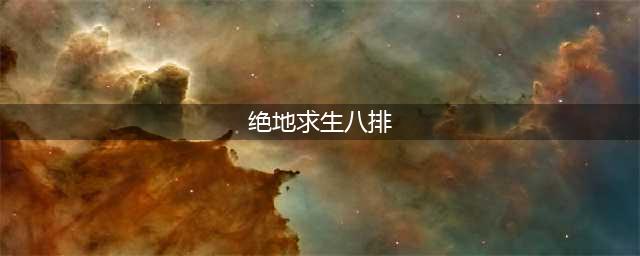 《绝地求生》八排怎么开 八排新手玩法技巧详解(绝地求生八排)