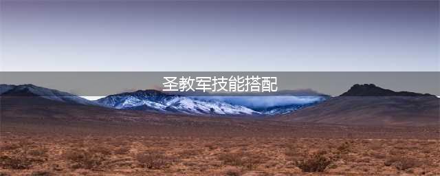 《暗黑破坏神不朽》圣教军技能搭配推荐 圣教军技能加点/宝石选择/刷图攻略(圣教军技能搭配)
