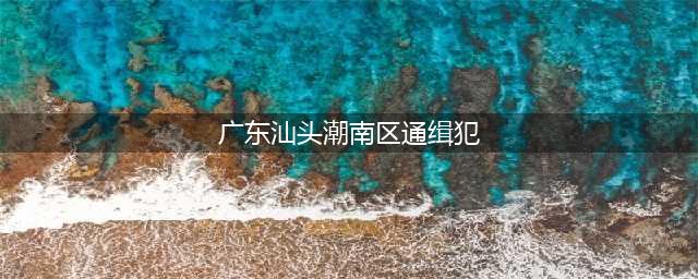 汕头市潮南重量级“逃犯”被捕！潮南区重量级“逃犯”排名以及违法事迹！(广东汕头潮南区通缉犯)