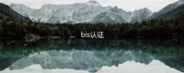 什么是BIS认证？(bis认证)