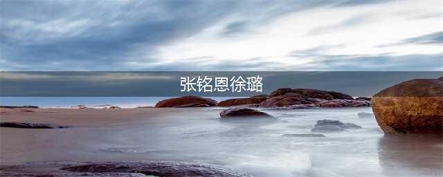 张铭恩解释与徐璐分手原因，双方声明出现矛盾(张铭恩徐璐)