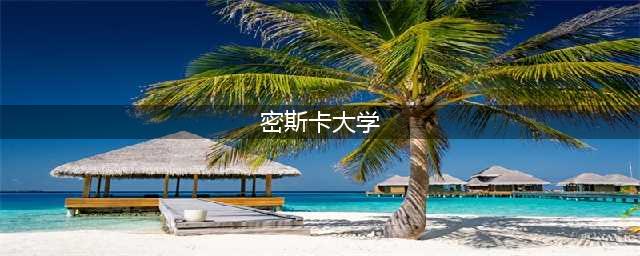 《2020届密斯卡大学招生简章》(密斯卡大学)