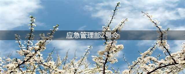 应急管理部2号令｜关于修改《生产安全事故应急预案管理办法》的决定(应急管理部2号令)