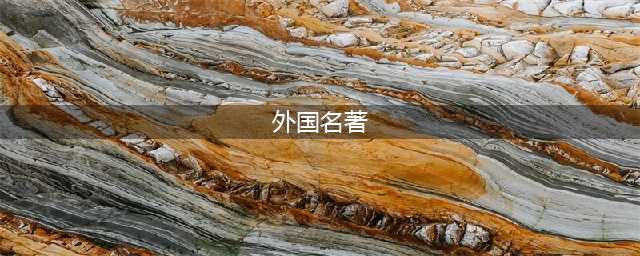 25本最具代表性的外国文学名著(外国名著)
