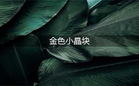 《dnf》金色小晶块怎么获取 金色小晶块属性分享(金色小晶块)