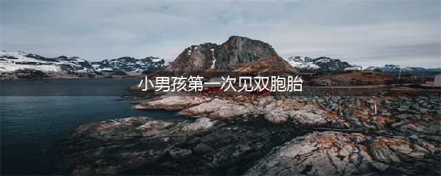 小男孩第一次见爸爸的双胞胎兄弟，反应太萌了(小男孩第一次见双胞胎)