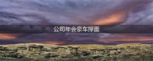 公司年会豪车撑面 去年这家公司到底捞了多少钱？(公司年会豪车撑面)