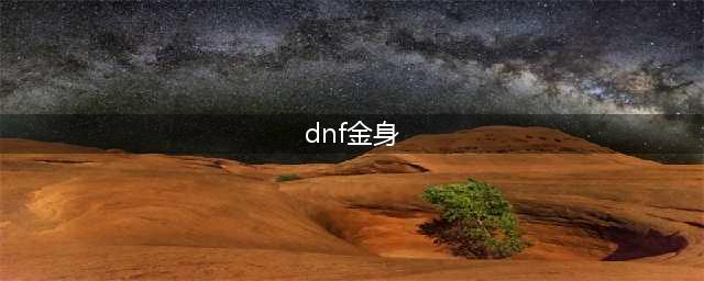 《dnf》金身是什么职业