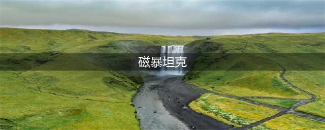 磁暴坦克——让敌人无法动弹的恐怖存在