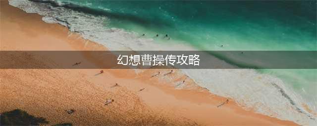 幻想曹操传战斗技巧攻略 卡牌打法详解
