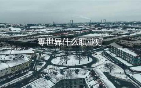 消零世界新手怎么选择流派 职业选择推荐