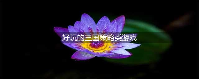 好玩的三国策略类手机游戏排行榜2022 好玩的三国策略类游戏推荐(好玩的三国策略类游戏)