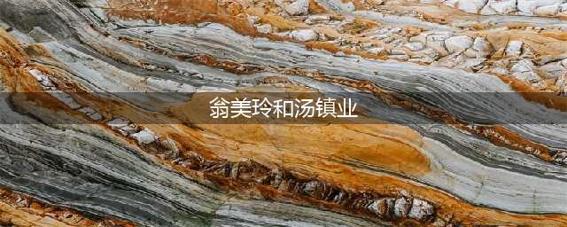 翁美玲和汤镇业珍贵照片曝光，汤镇业：我愿用生命换回她(翁美玲和汤镇业)