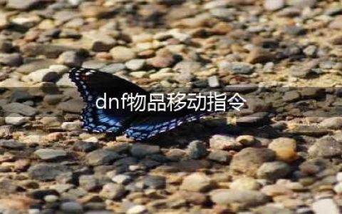 《DNF》移动物品怎么操作 移动物品操作教程(dnf物品移动指令)
