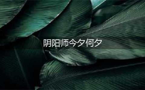 《阴阳师》今夕何夕线索答案一览 新春贺正答案大全