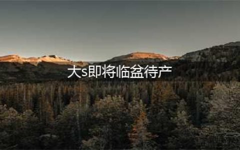 大S即将临盆待产 汪小菲发文给老婆加油(大s即将临盆待产)