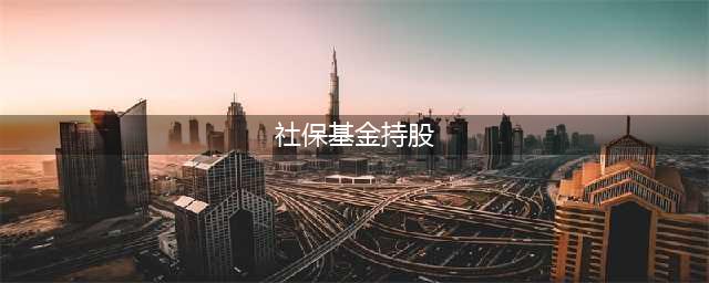 “国家队”—2024年社保基金重仓股名单曝光，建议收藏（附股）(社保基金持股)